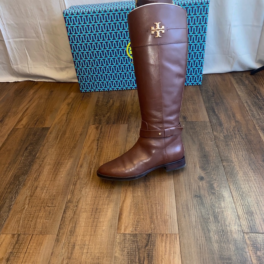 Tory Burch  Brown Patterned Boots - Picture 4 of 16